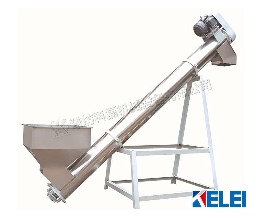 不鏽鋼(gang)螺旋絞龍(lóng)輸送設備(bèi)