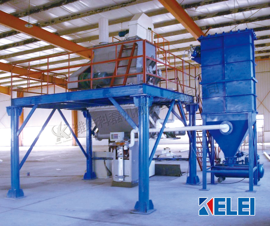 KL-40型(xíng)幹粉砂漿(jiang)成套設備(bèi)