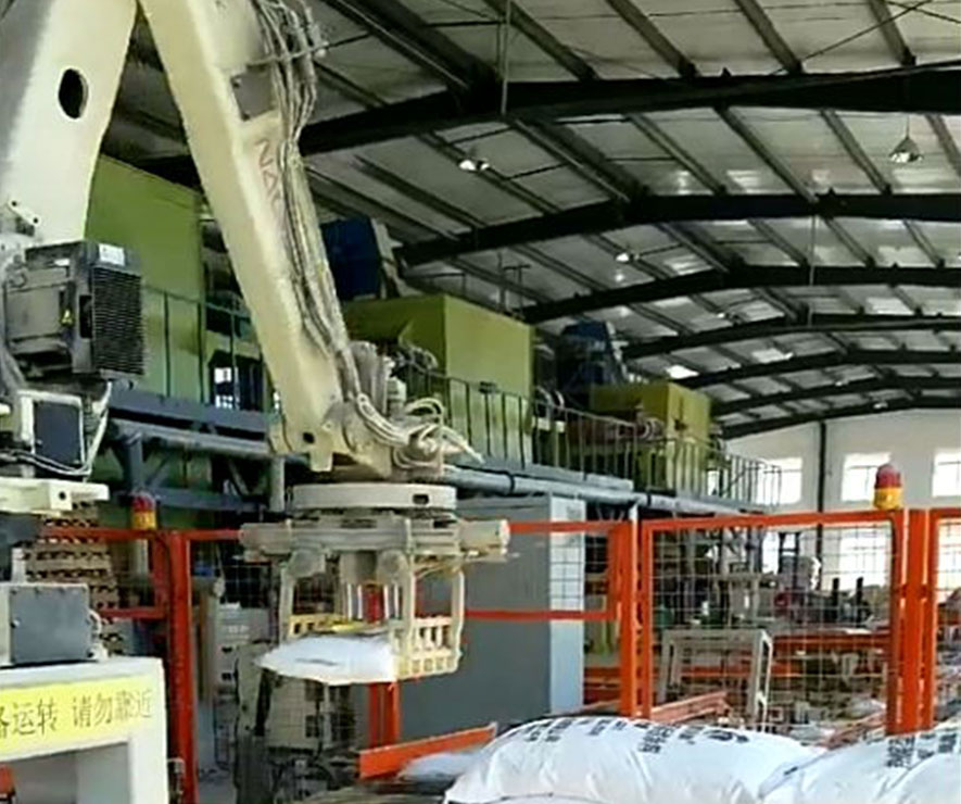 全自動碼垛(duo)機器人